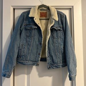 Levi’s Denim Sherpa Jacket
